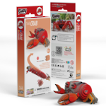 Eugy 3D Cardboard Model Kit Crab