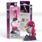 Eugy 3D Cardboard Model Kit Seahorse
